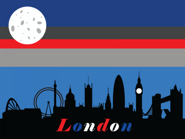 London Colored 18×24